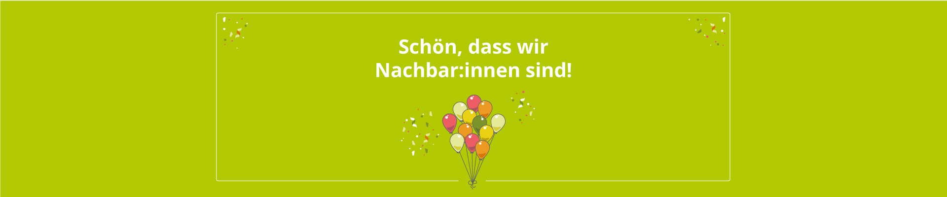 Grafik zum Tag der Nachbarn